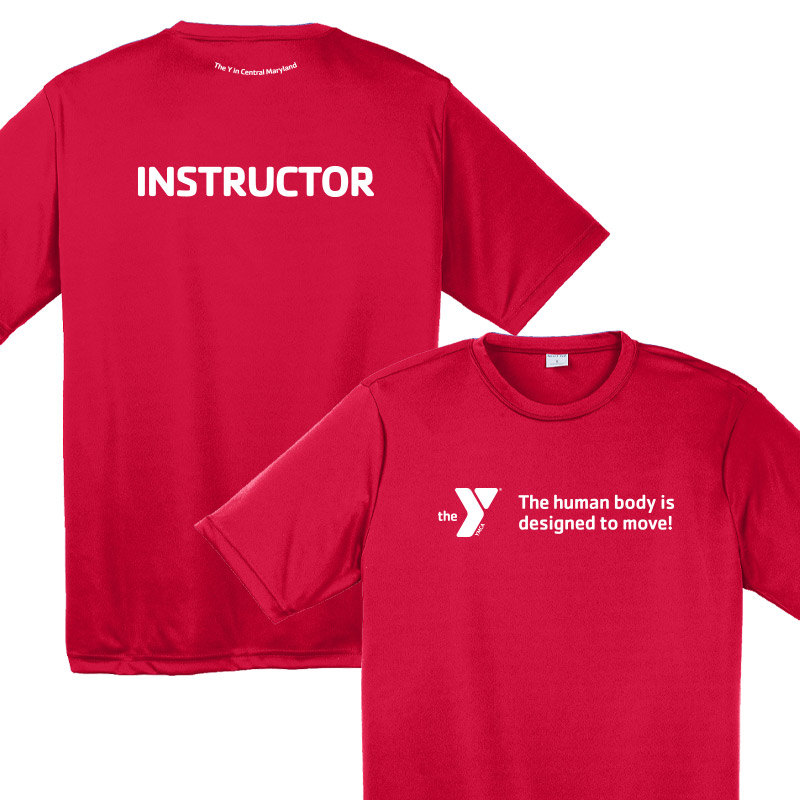 Designed To Move Competitor Tee  - Red