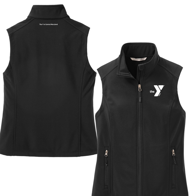 Ladies Core Soft Shell Vest - Black