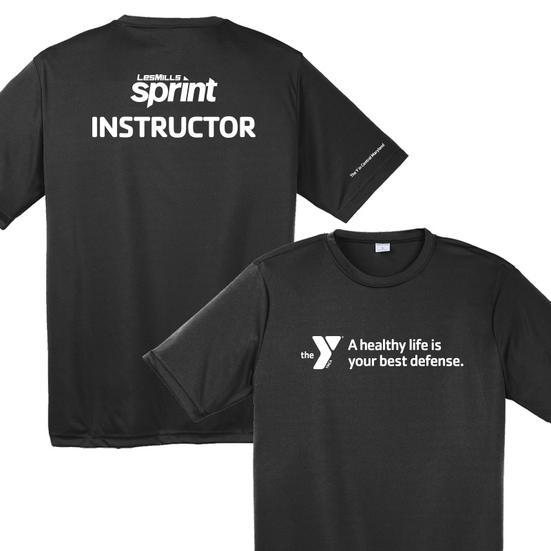 Les Mills Sprint Competitor Tee: Best Defense - Black