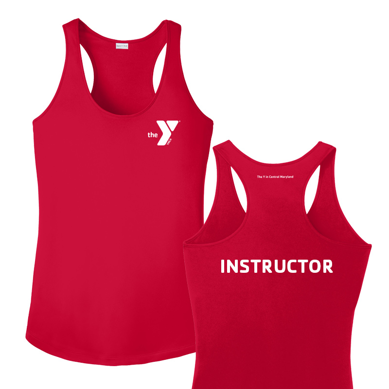 Racerback Tank Instructor - Red