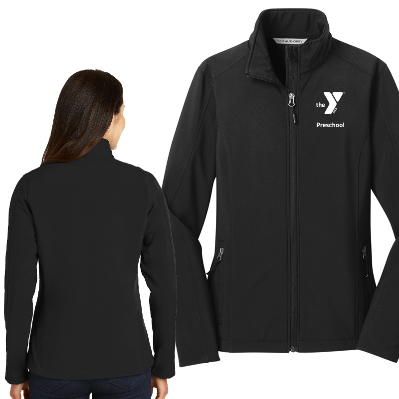 Preschool Ladies Core Soft Shell Jacket - Black