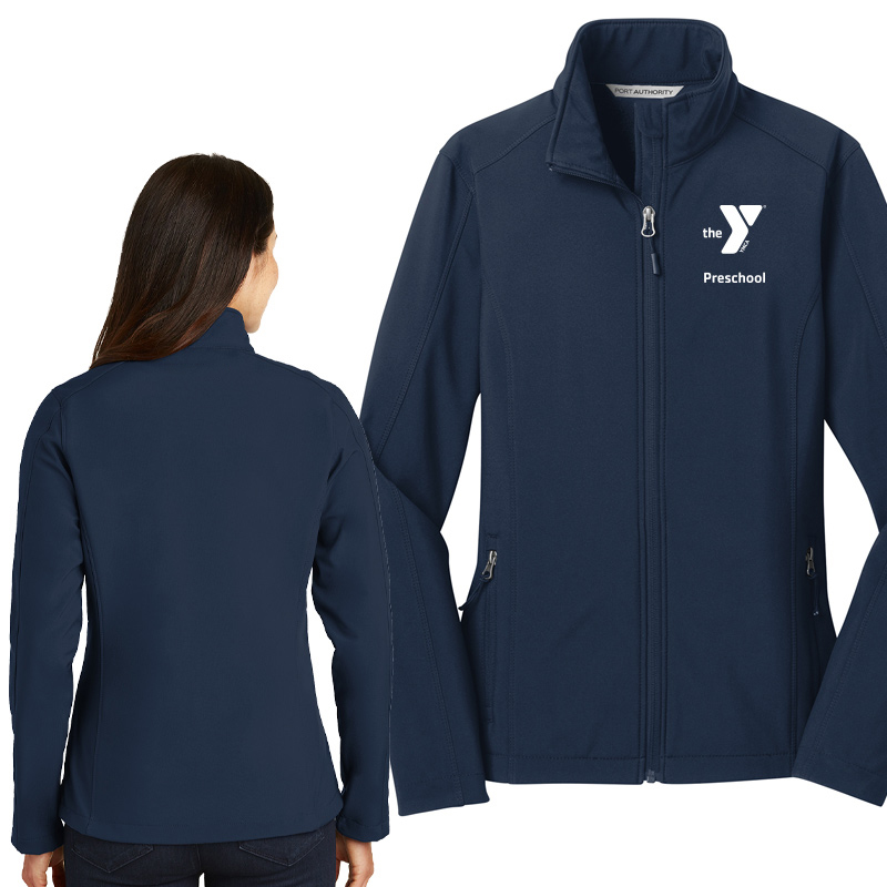 Preschool Ladies Core Soft Shell Jacket - Navy