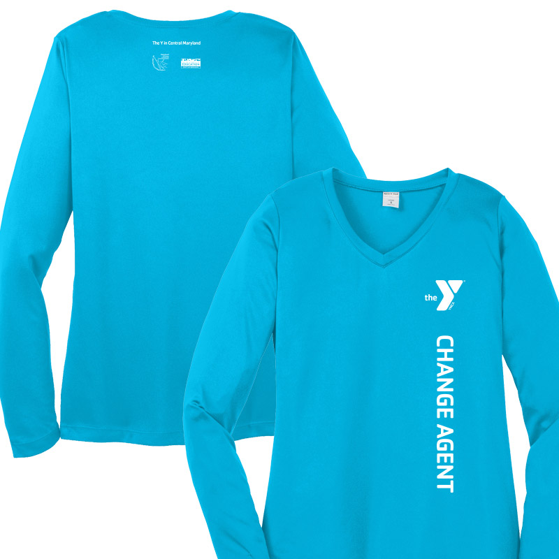 Change Agent 1 Ladies Long Sleeve Competitor Tee