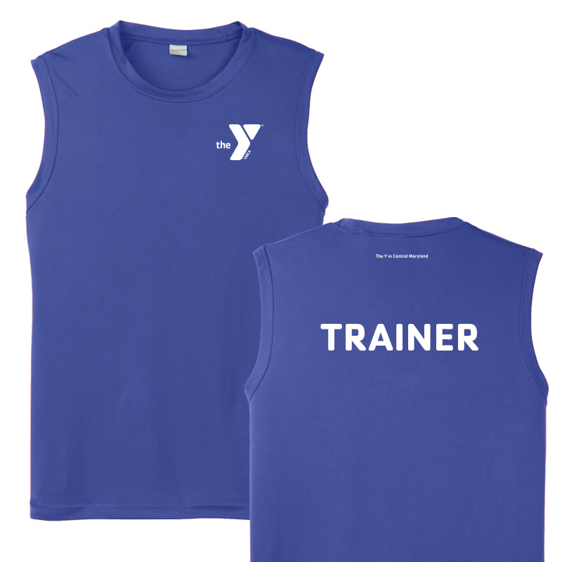 Sleeveless Competitor Tee  Trainer - Royal