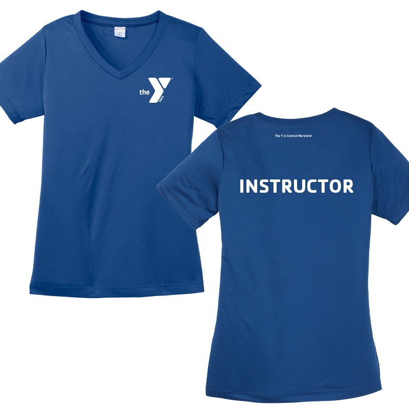 V-Neck Tee Instructor - Royal