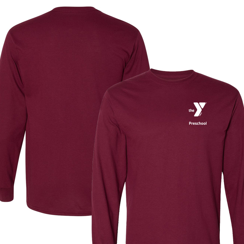 Preschool Dryblens L/S Tee - Maroon