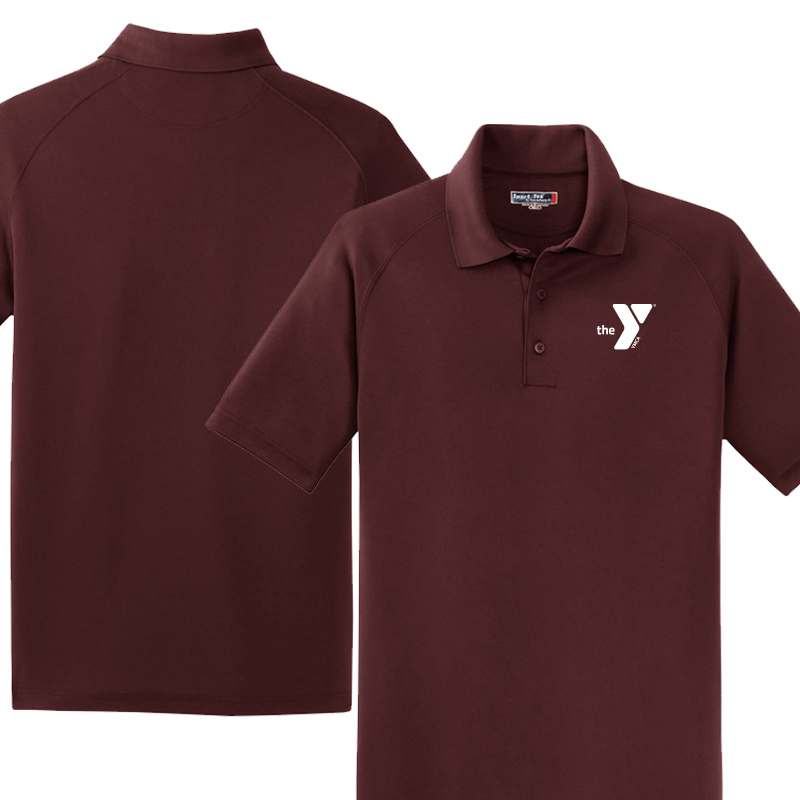 Preschool Raglan Polo - Maroon