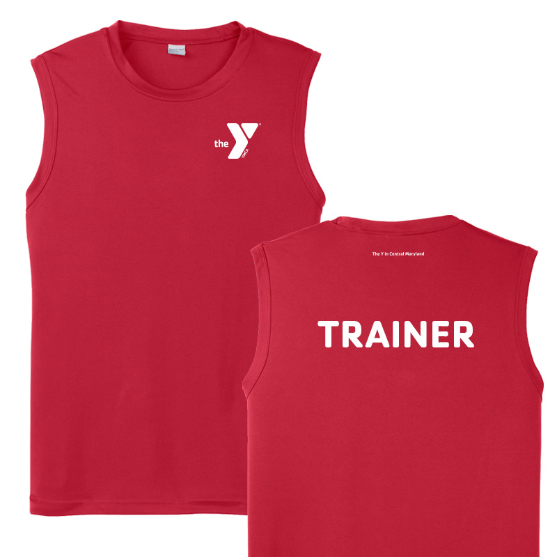 Sleeveless Competitor Tee  Trainer - Red